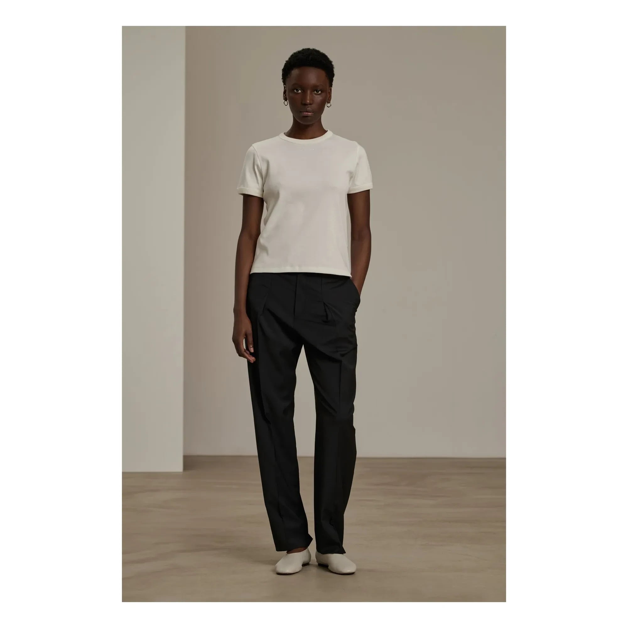 Soeur - Camiseta de algodón orgánico Aristide | Blanco