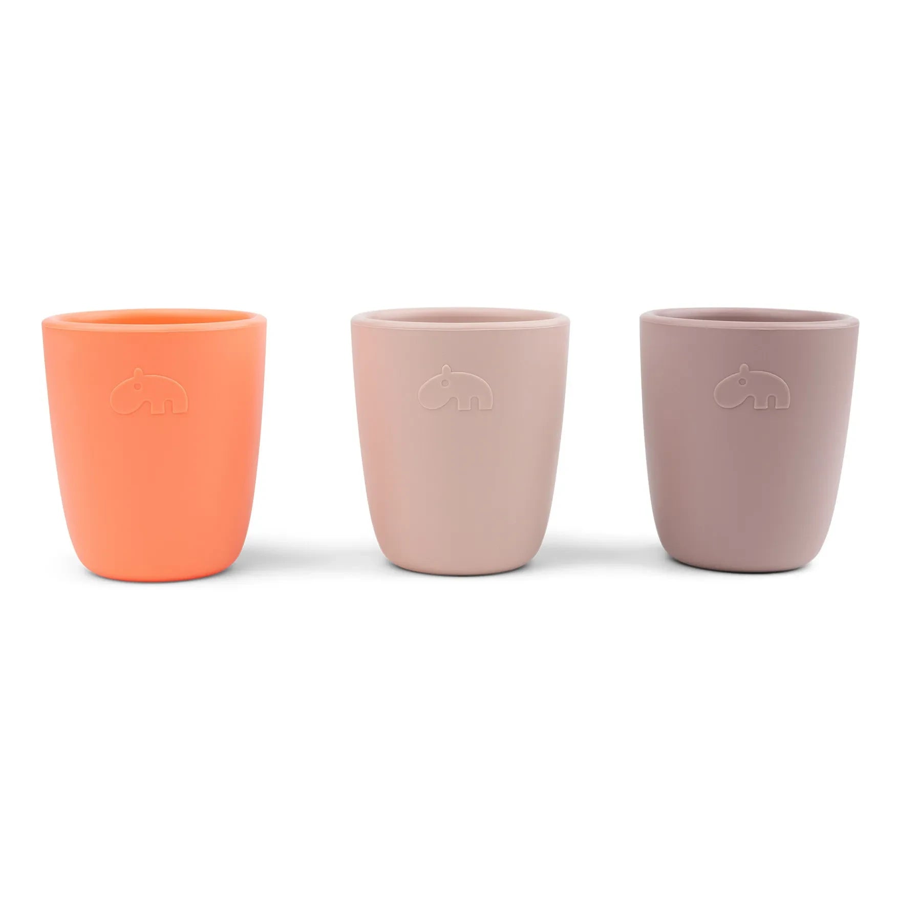 Done by deer - Vasos de silicona - Set de 3 | Rosa