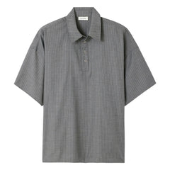 American Vintage - Camiseta de tirantes a rayas | Gris jaspeado