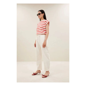 By Bar - Camiseta marinera Tobi Pamuk | Rojo