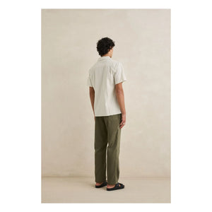 Rhythm - Camisa de manga corta a rayas para vacaciones | Crema