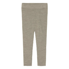 FUB - Leggings de lana merina fina | Beige jaspeado