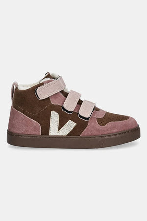 Veja Small V-10 Mid Winter Botas de gamuza para niños