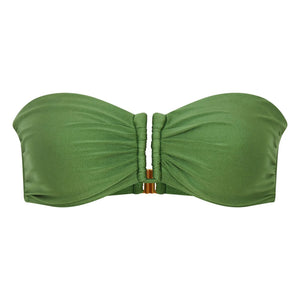 Alma Deia - Top Blake Bandeau | Verde Prado