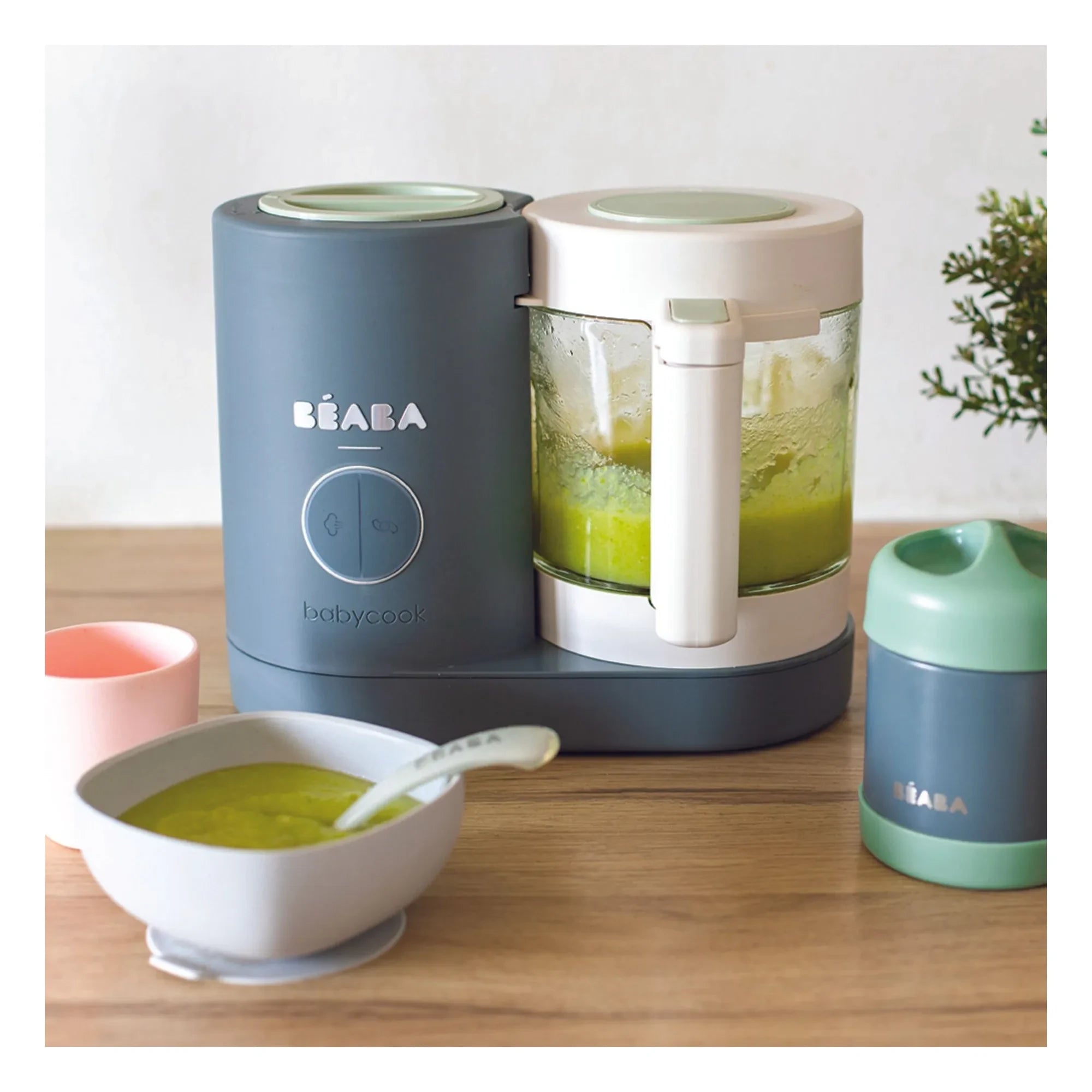 Béaba - Robot de cocina 4 en 1 BabyCook Neo | Gris