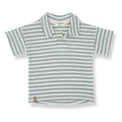 1+ en la familia - Borrassa Polo a Rayas Lino | Agua Verde