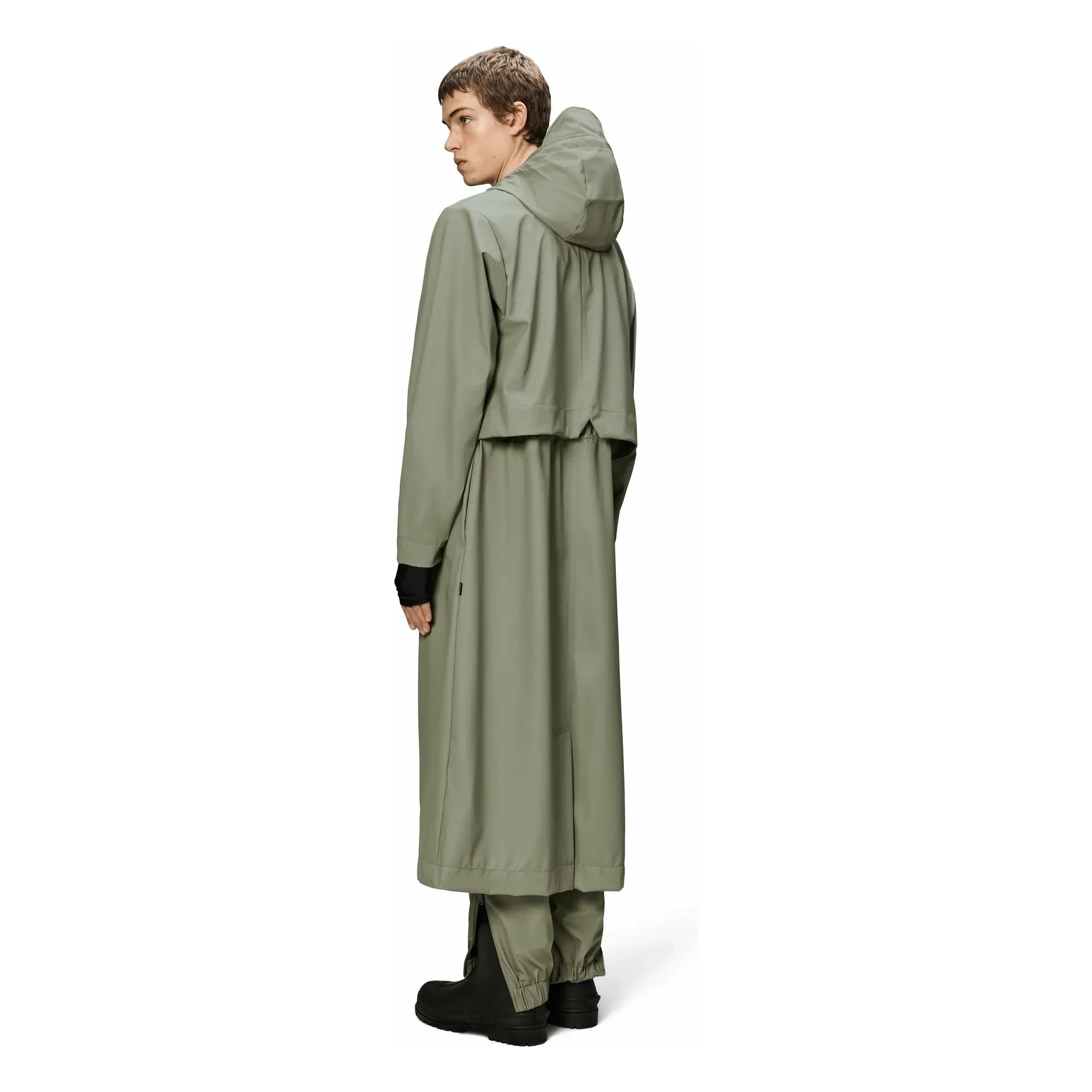 Rains - Bold W3 Abrigo Largo | Verde claro
