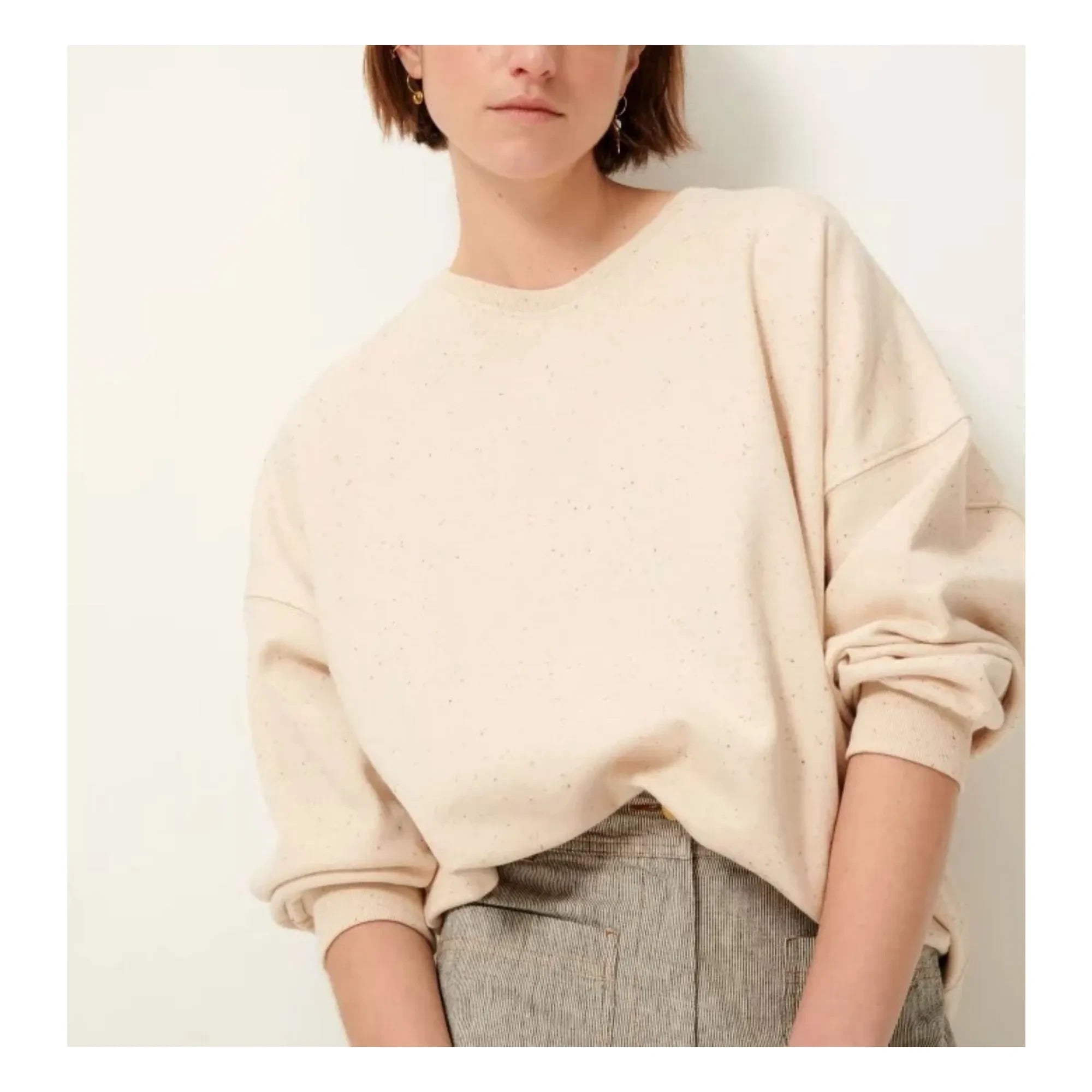 Sessùn - Sudadera Chebbi oversize | Crudo