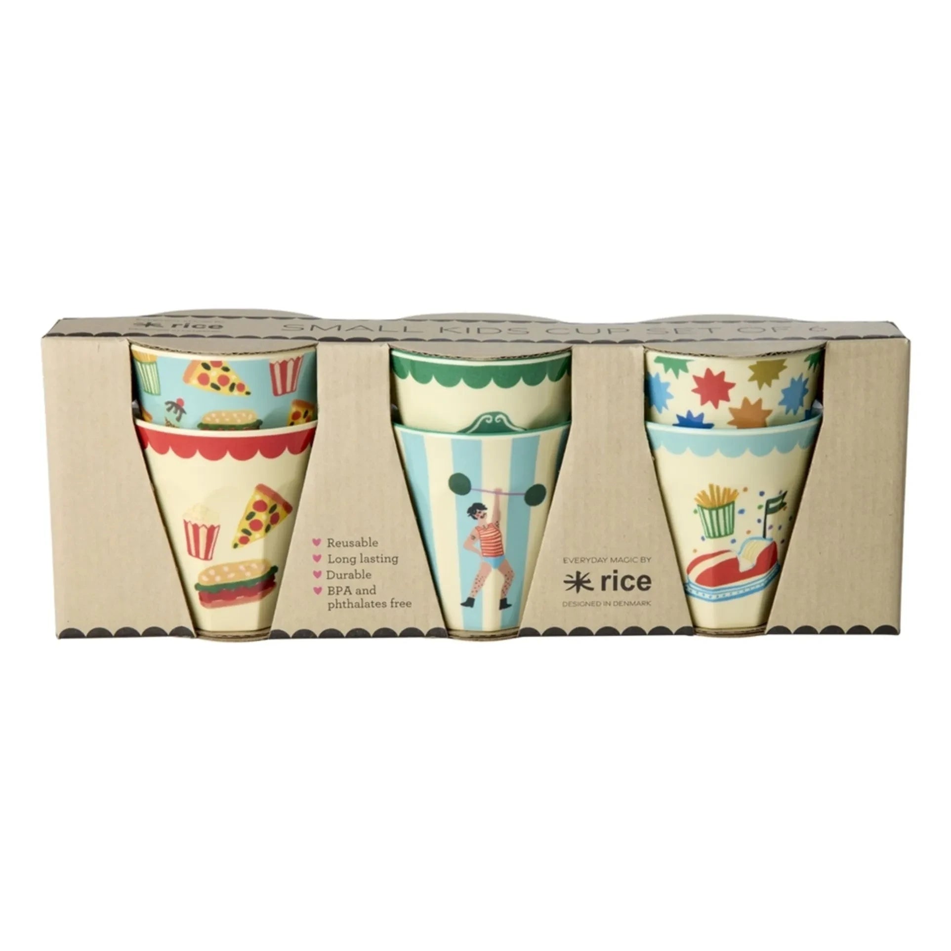 Rice - Vasos Fun Fair - Set de 6