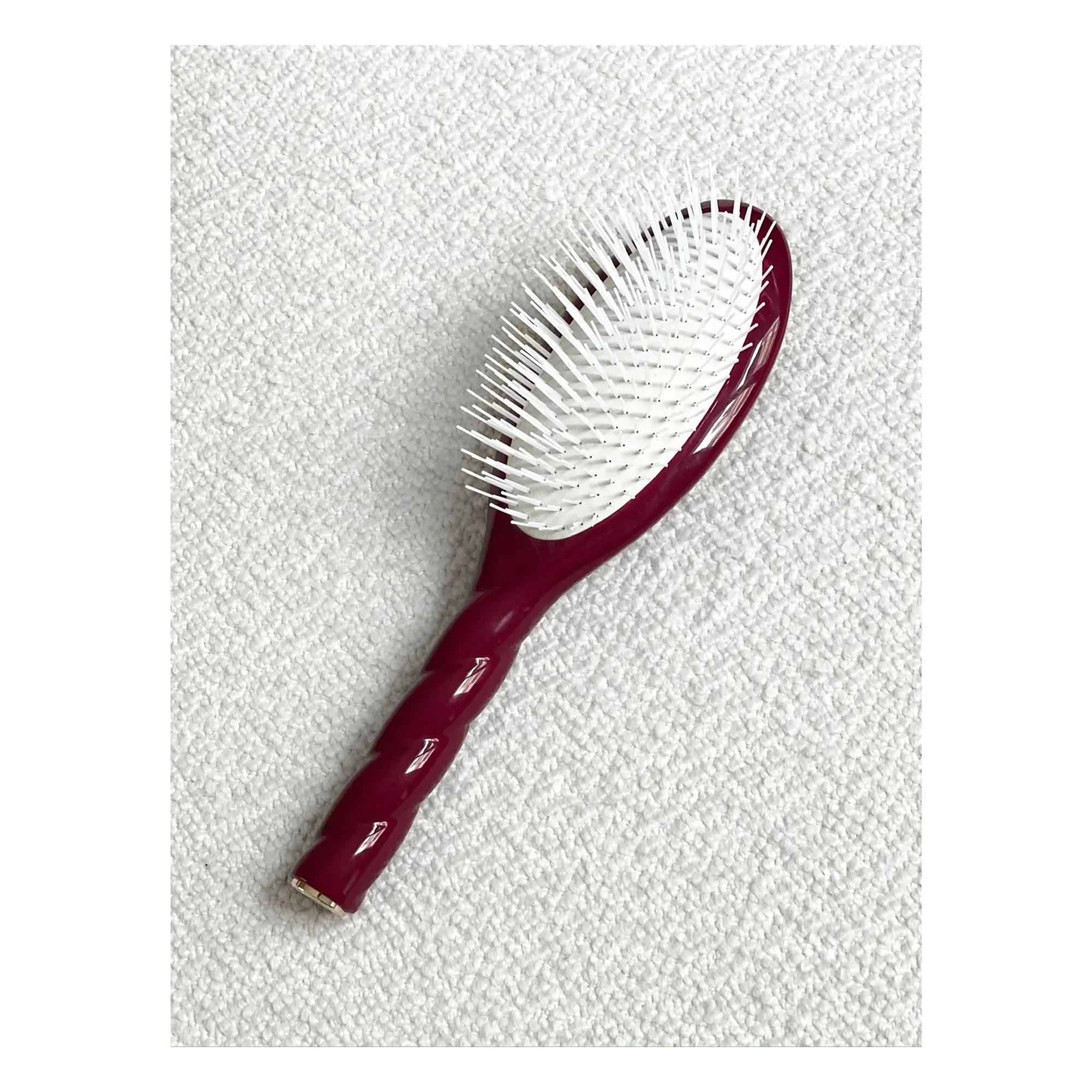 La Bonne Brosse - Cepillo de pelo intenso N°07 - Desenredante y estimulante | Rojo cereza