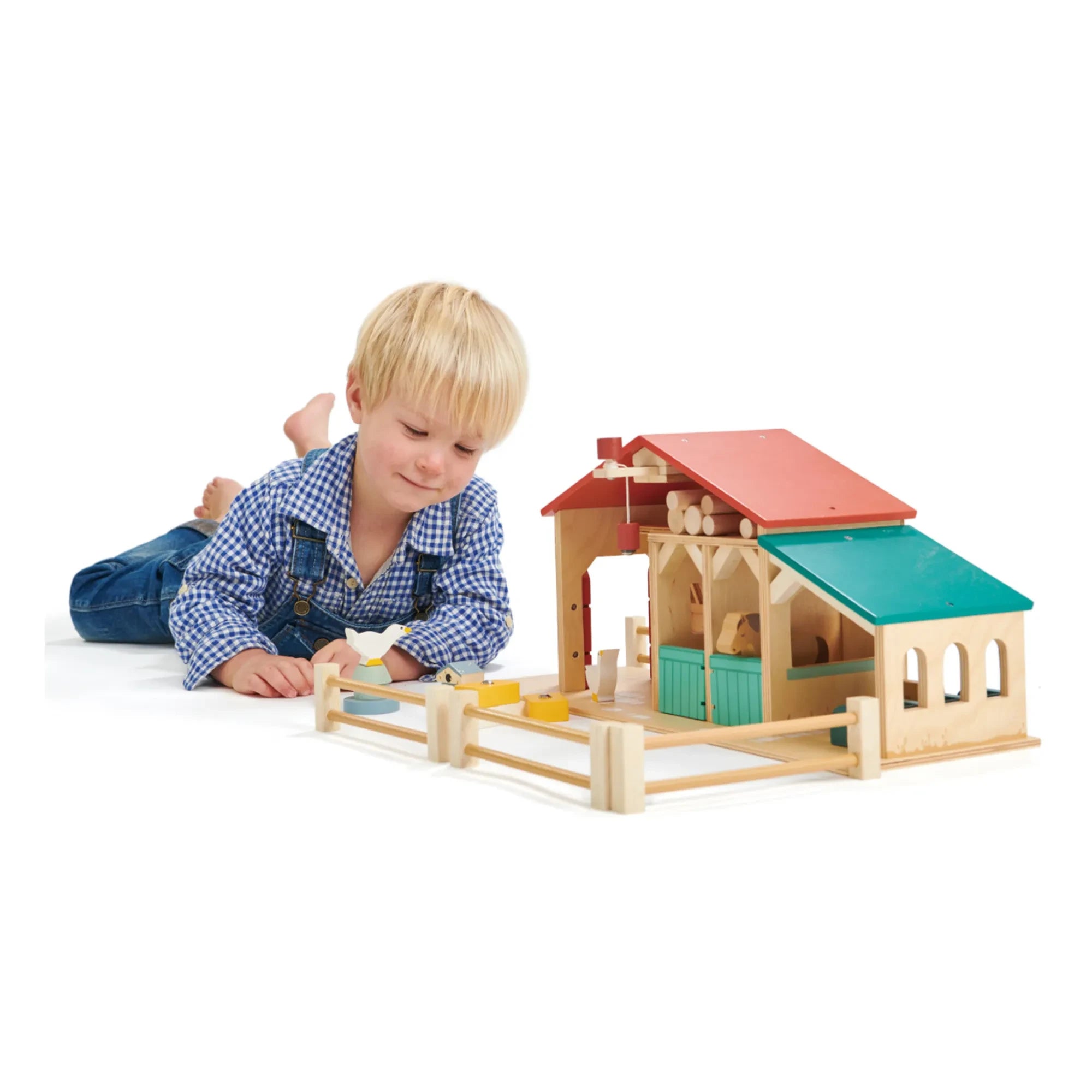 Tender Leaf Toys - Granja y accesorios de madera