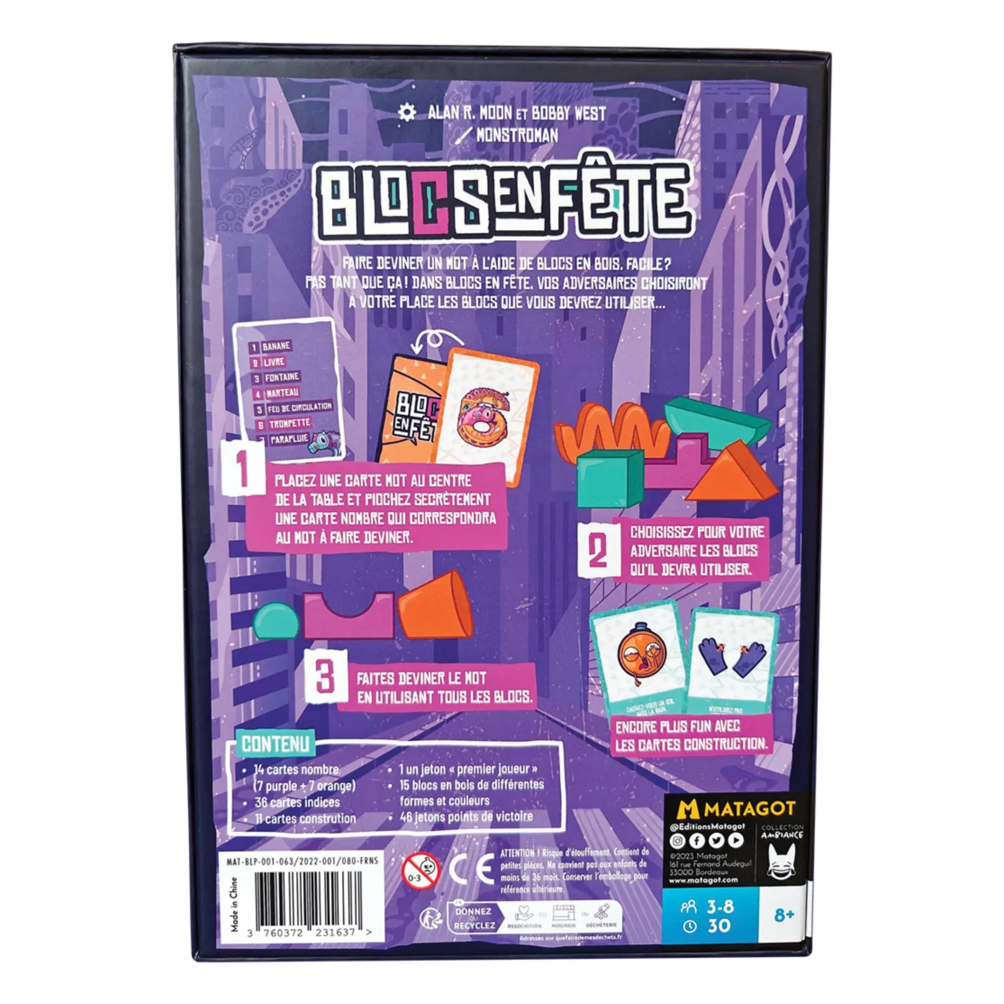 Asmodee - Juego de la fiesta de bloques