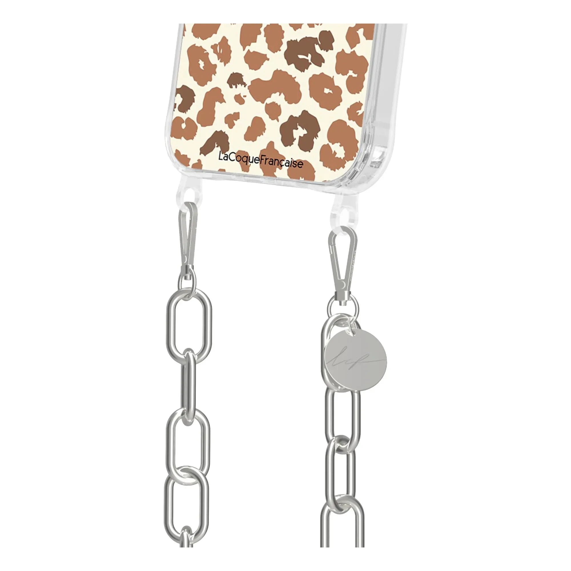 LaCoqueFrançaise - Funda para iPhone con estampado de leopardo | Marrón