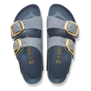 BIRKENSTOCK - Sandalia Arizona Big Buckle de Piel Aceitada | Gris