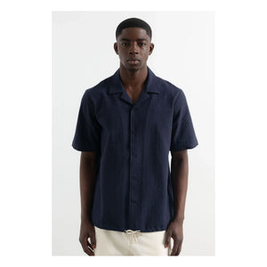 Edmmond Studios - Camisa Travis Manga Corta | Azul Marino