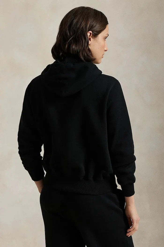 Sudadera con capucha y cremallera de algodón para mujer Polo Ralph Lauren