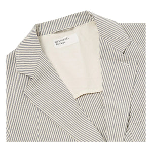 Universal Works - Chaqueta a rayas tipo Derby | Gris