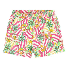 Tumble N'Dry - Pantalón corto Amazonas Palm Algodón Orgánico | Rosa