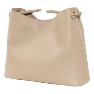 Bolso de cuero granulado Elleme - Vosges | Marrón empolvado