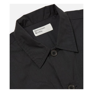 Universal Works - Sobrecamisa técnica de fibra reciclada | Negro