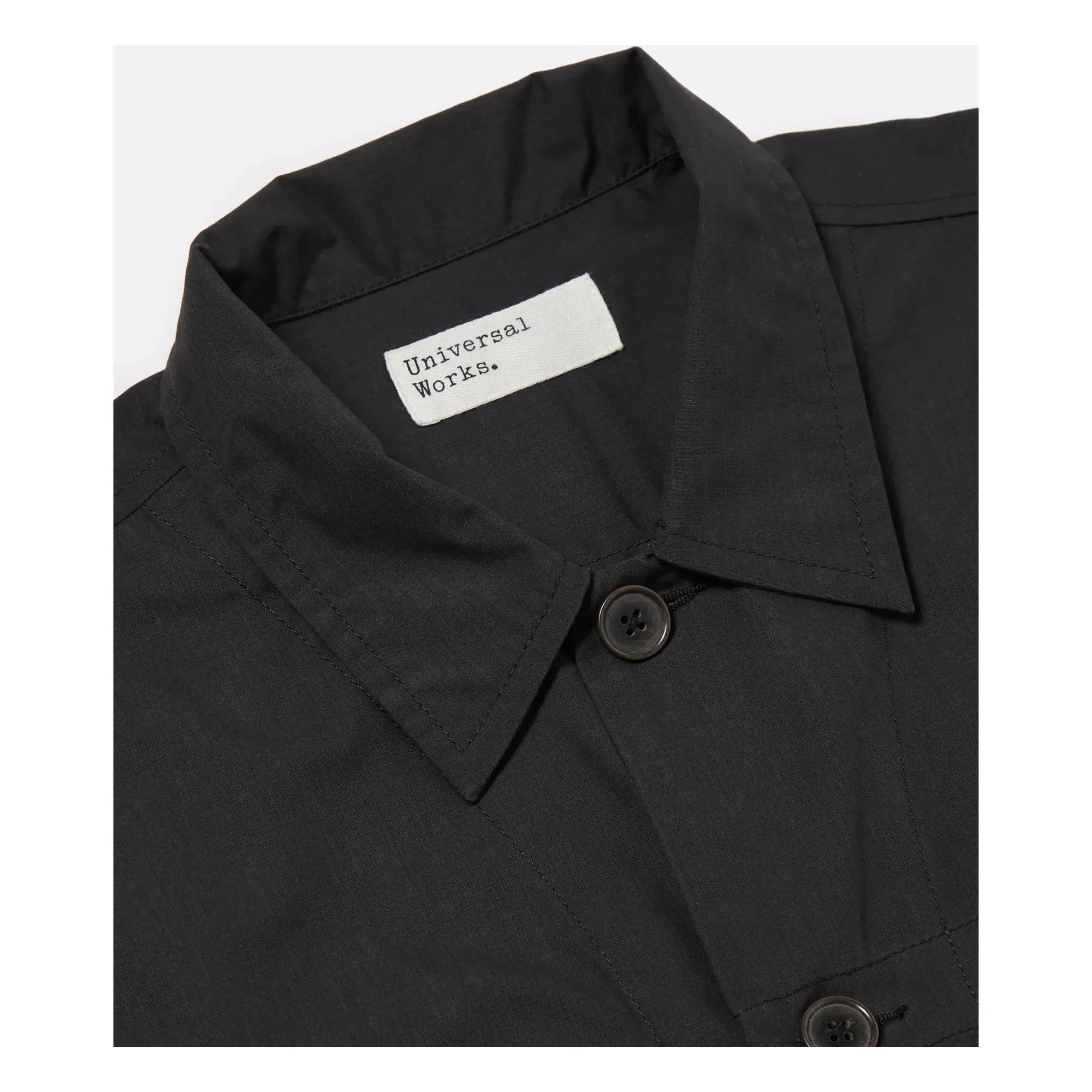 Universal Works - Sobrecamisa técnica de fibra reciclada | Negro