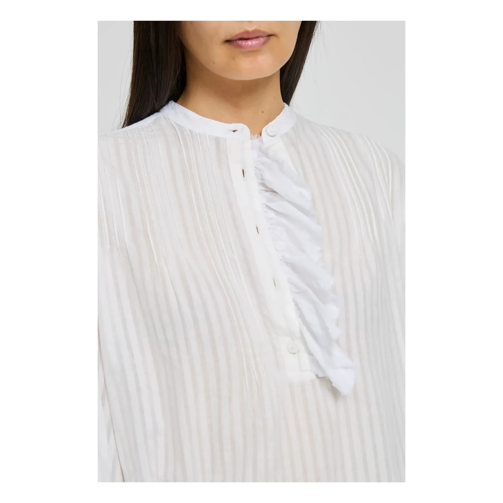 Laurence Bras - Blusa de algodón Fava | Blanca