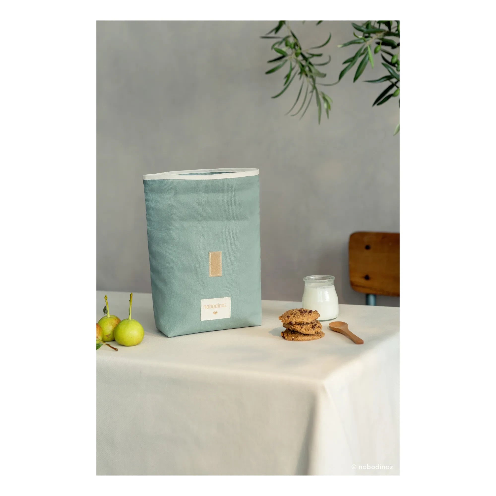 Nobodinoz - Fiambrera Impermeable Sunshine | Verde Edén