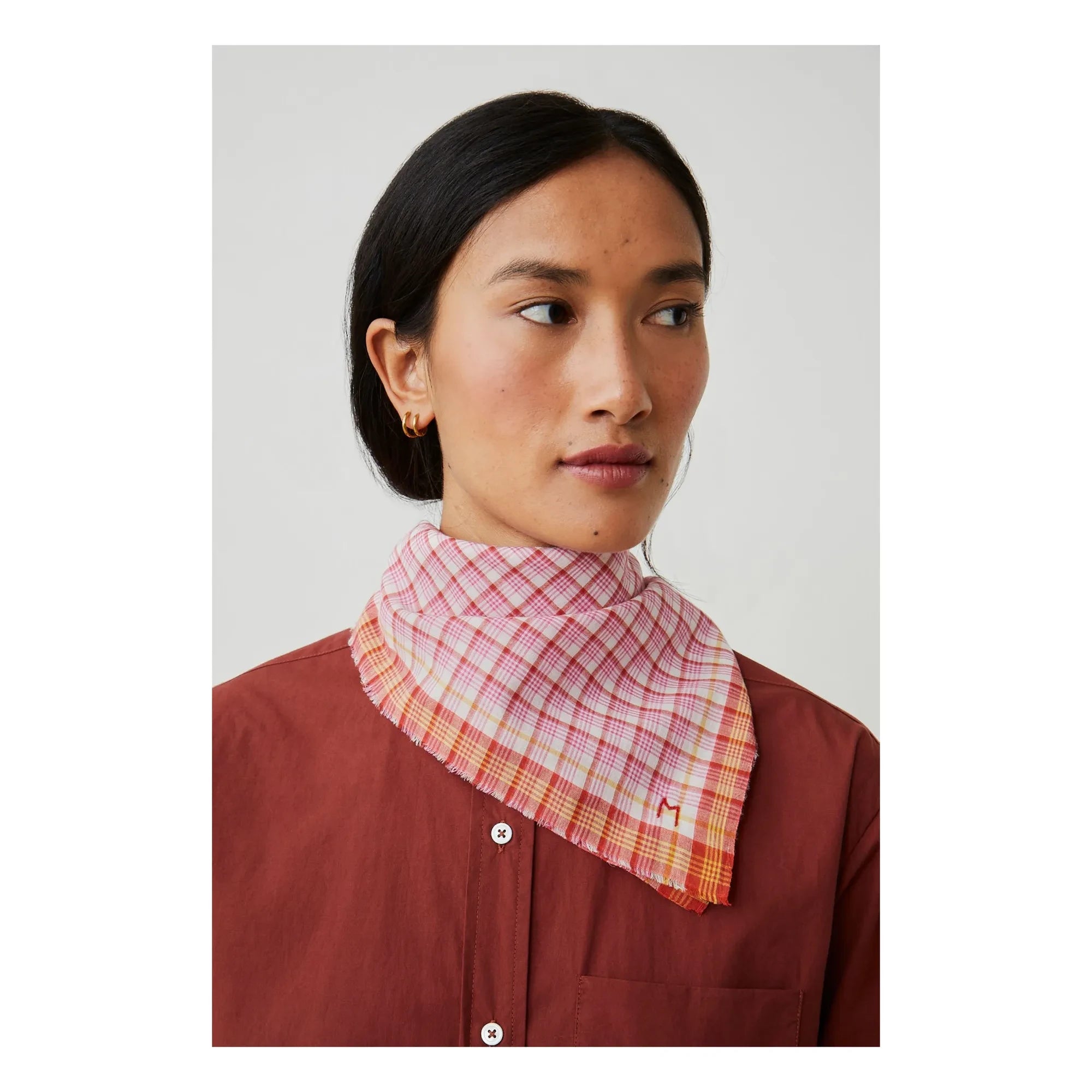 Moismont - Foulard Messager N°818 Algodón | Rojo