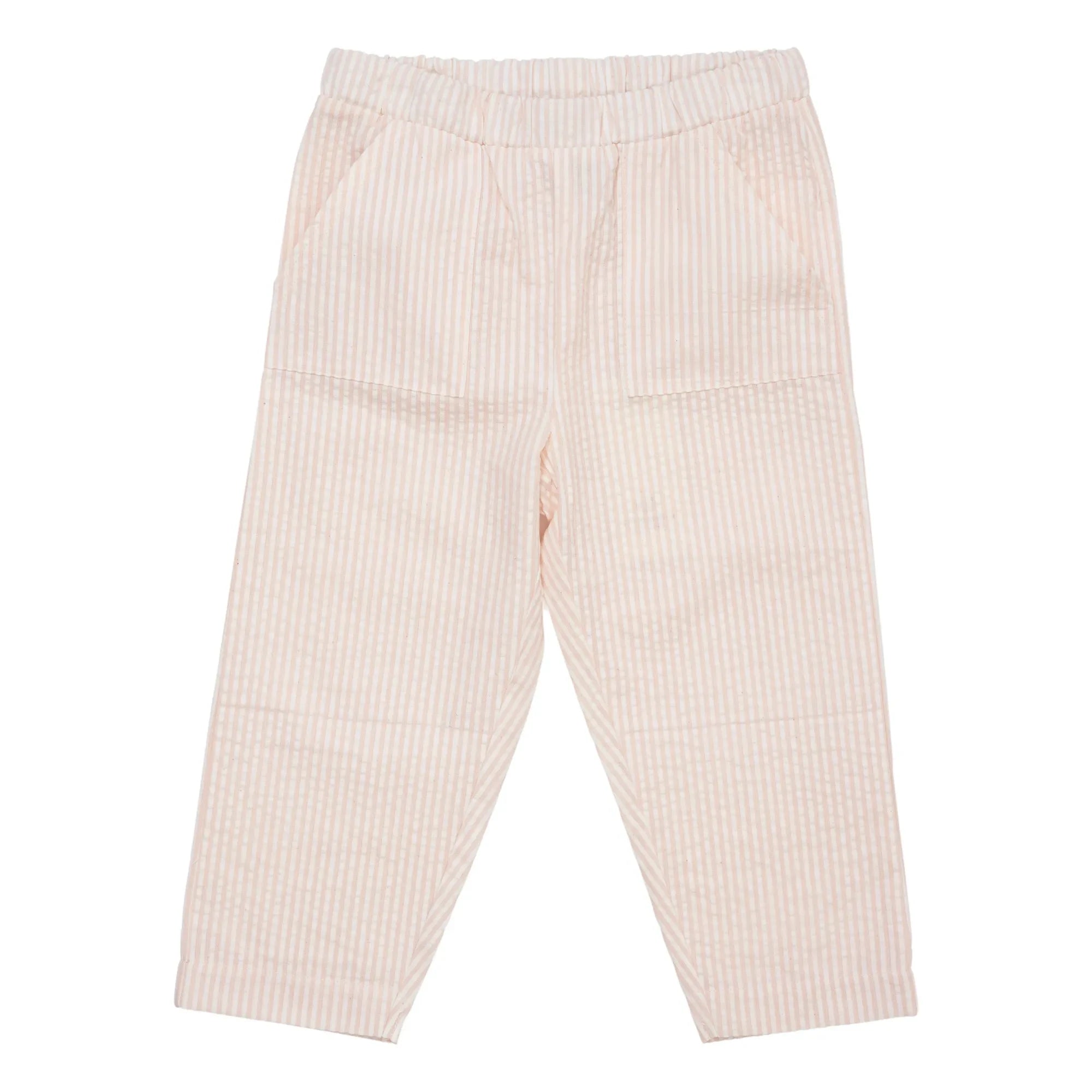Copenhagen Colors - Pantalones Seersucker | Crema