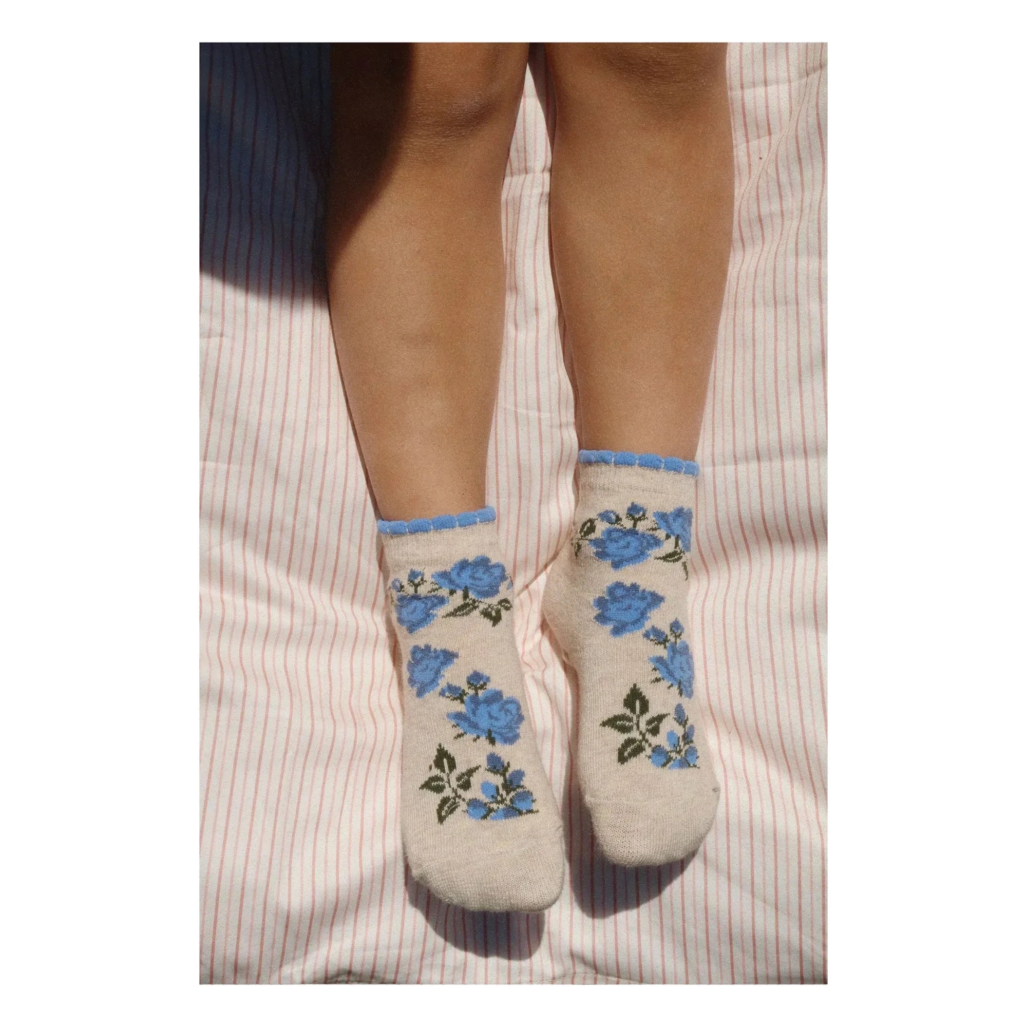 Konges Sløjd - Set de 2 Pares de Calcetines Estampados de Flores | Rosa