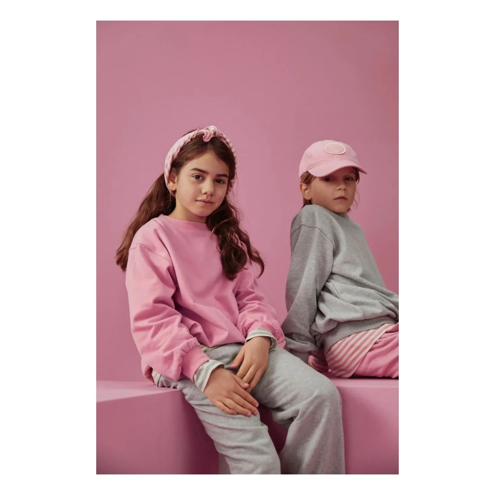 Gray Label - Organik pamuklu sweatshirt | Pembe