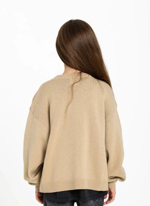 Finger in the nose - Pul Sally Academy Merino Wool | Marrón topo