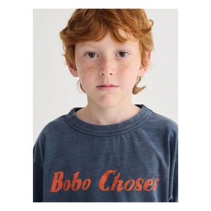 Bobo Choses - Bobo Choses Camiseta de Algodón Orgánico | Azul Marino