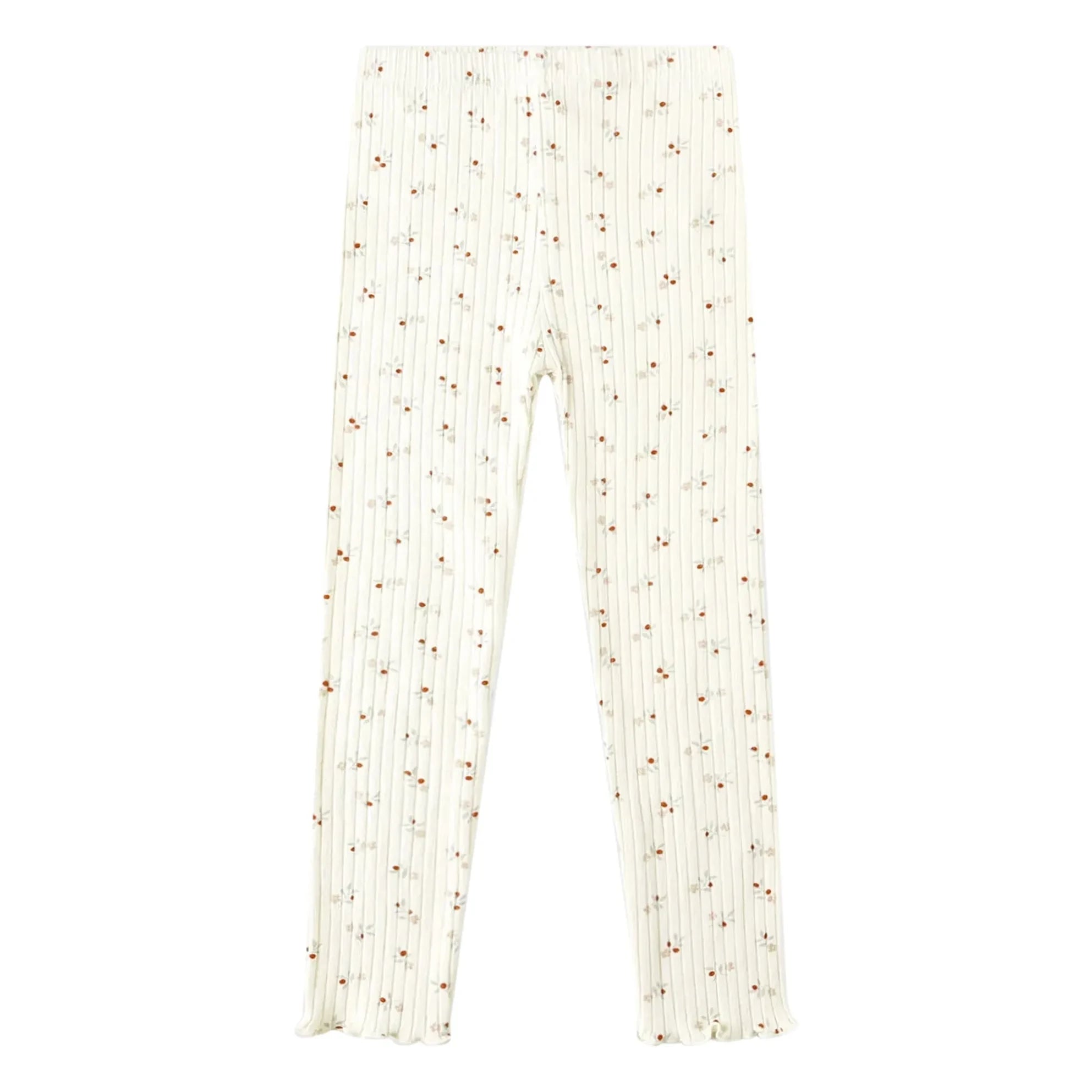 Rylee + Cru - Leggings acanalados con estampado floral | Crudo