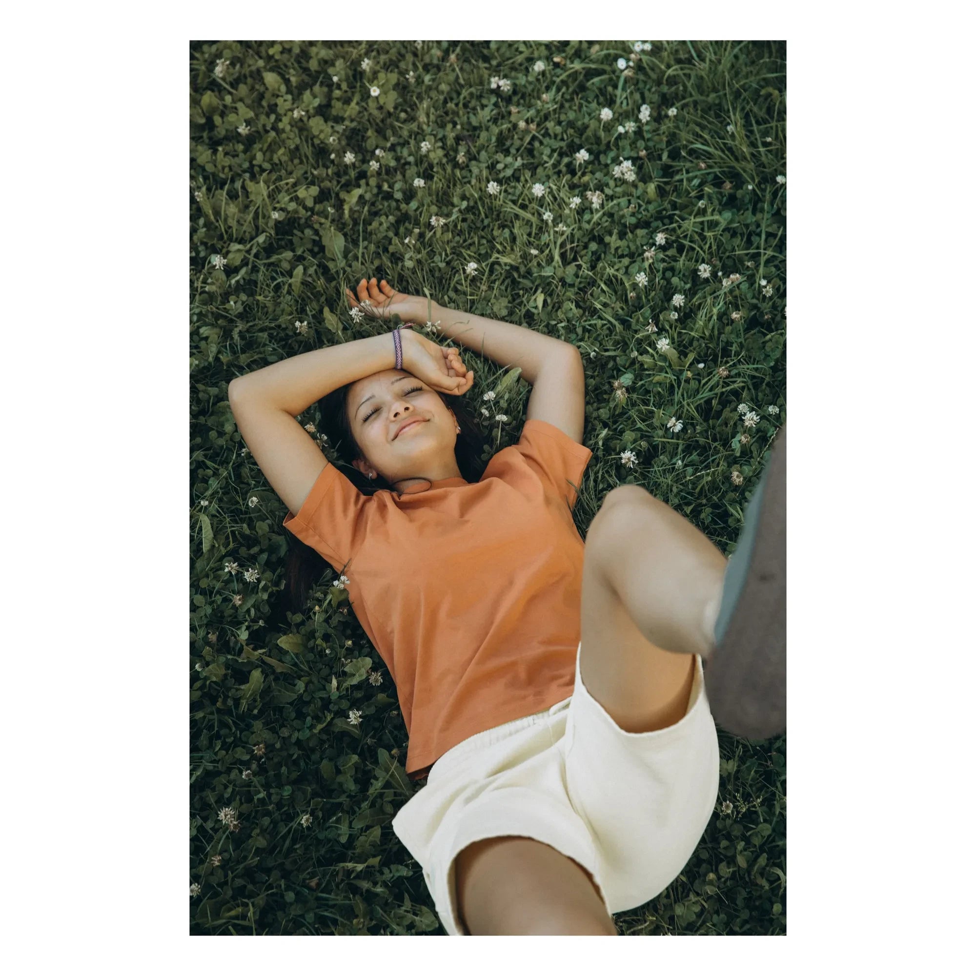 Matona - Camiseta de verano unisex de algodón orgánico | Naranja