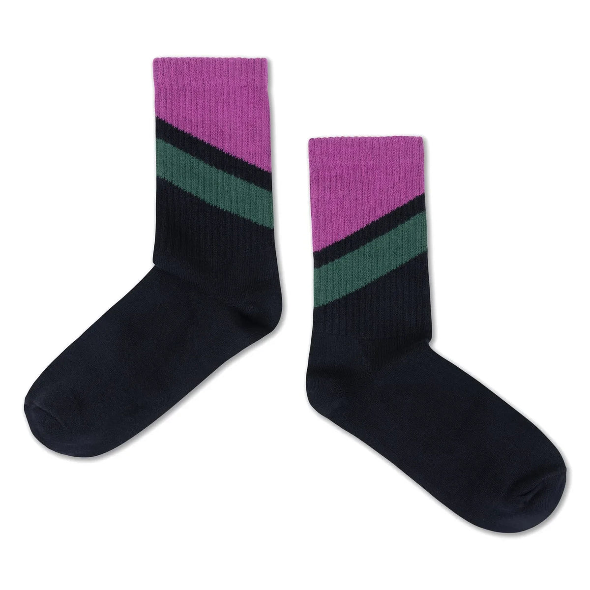 Repose AMS - Set de 3 pares de calcetines a rayas | Crudo