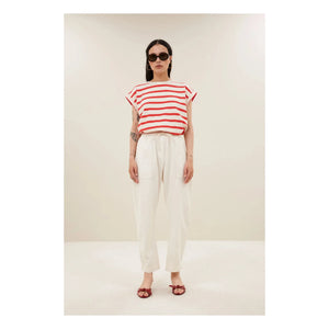By Bar - Camiseta marinera Tobi Pamuk | Rojo