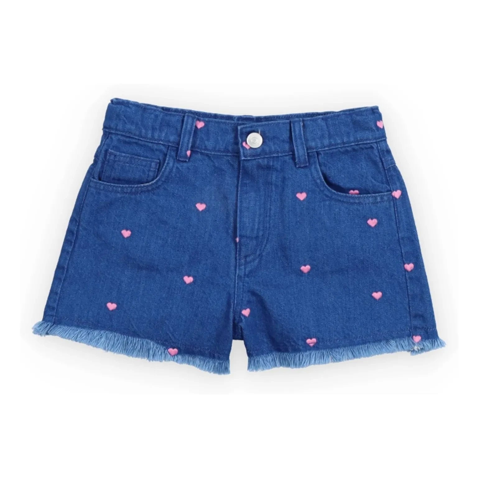 the new society - Denim Short Lys Cœurs | Azul