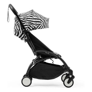 Stokke® - Cochecito YOYO³ 6+ con Marco Negro | Zebra