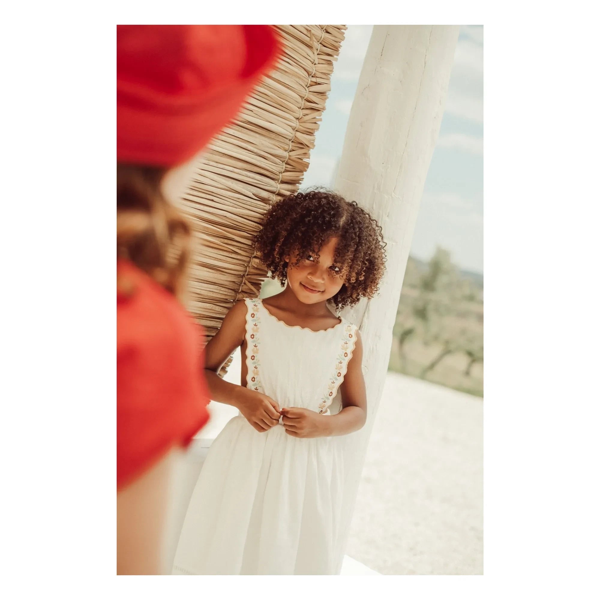 THE LiTTLE POETS - Vestido bordado Teresa | Crudo