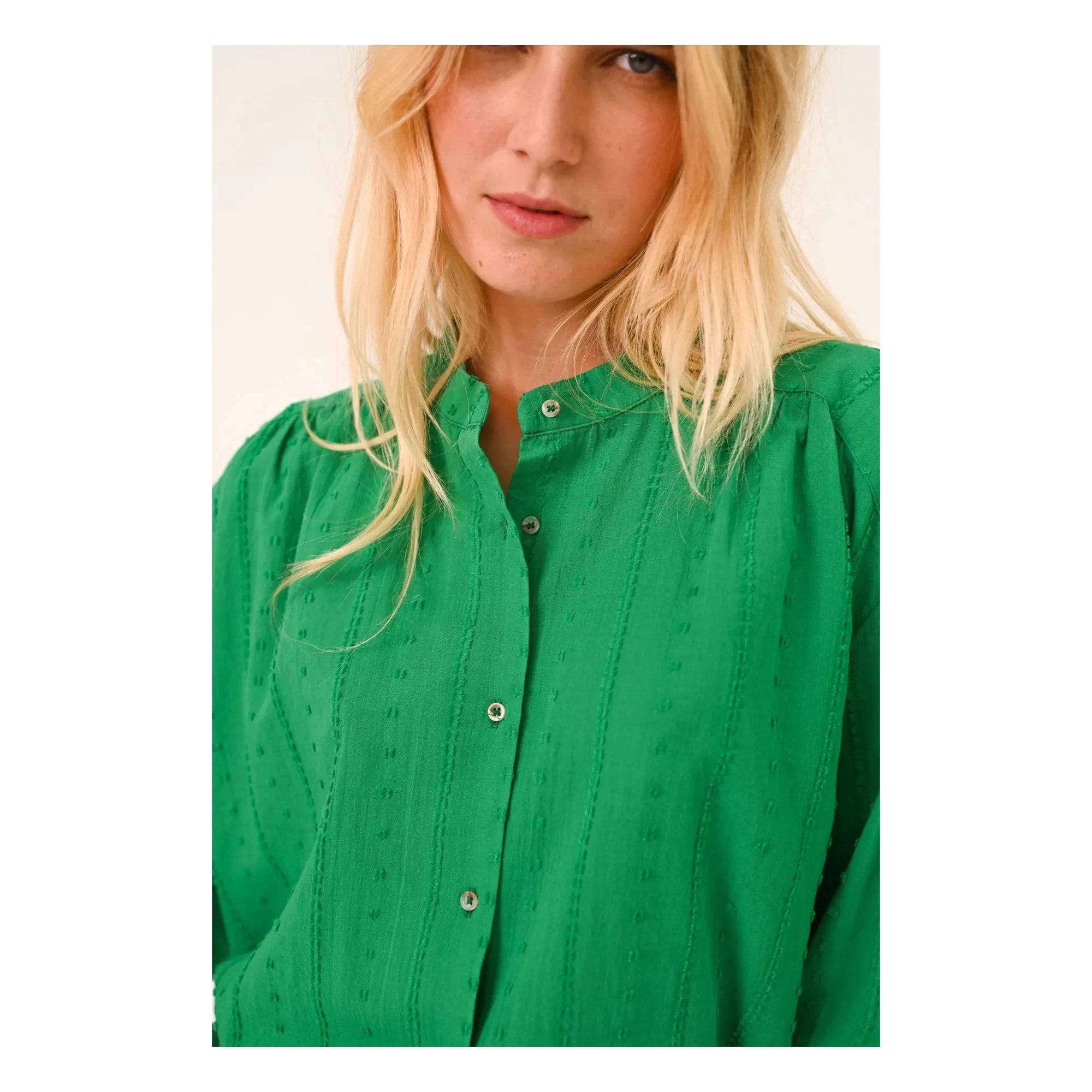 Sacrécoeur - Blusa verde Ella | Verde