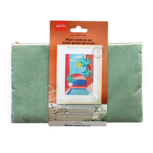 La Petite Épicerie - Kit de lienzo de medio punto para hacer tú mismo