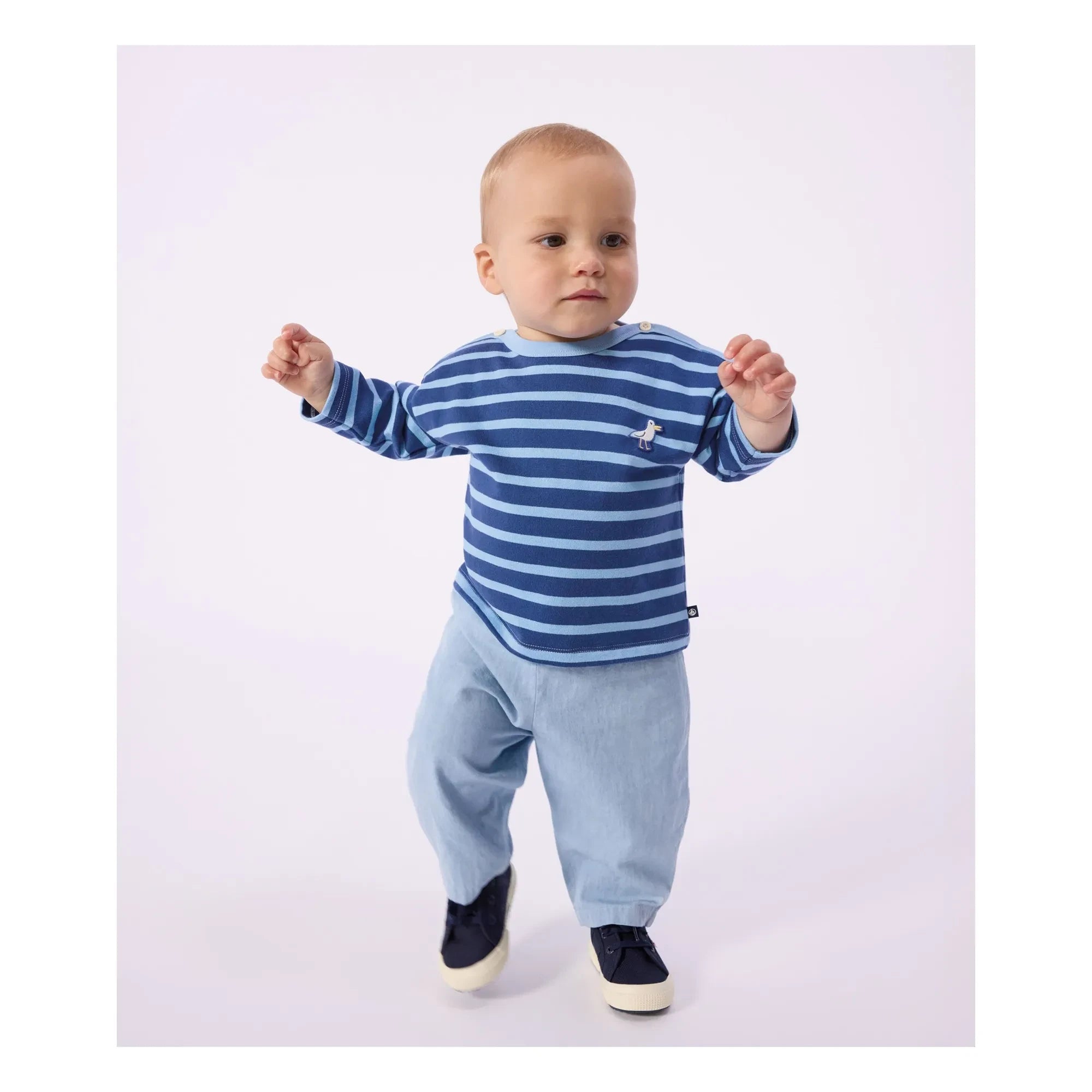 Petit Bateau - Camiseta Gaviota | Azul