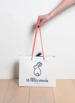 La Pelucherie - Juguete de peluche de ballena Romy, 35 cm | Blanco
