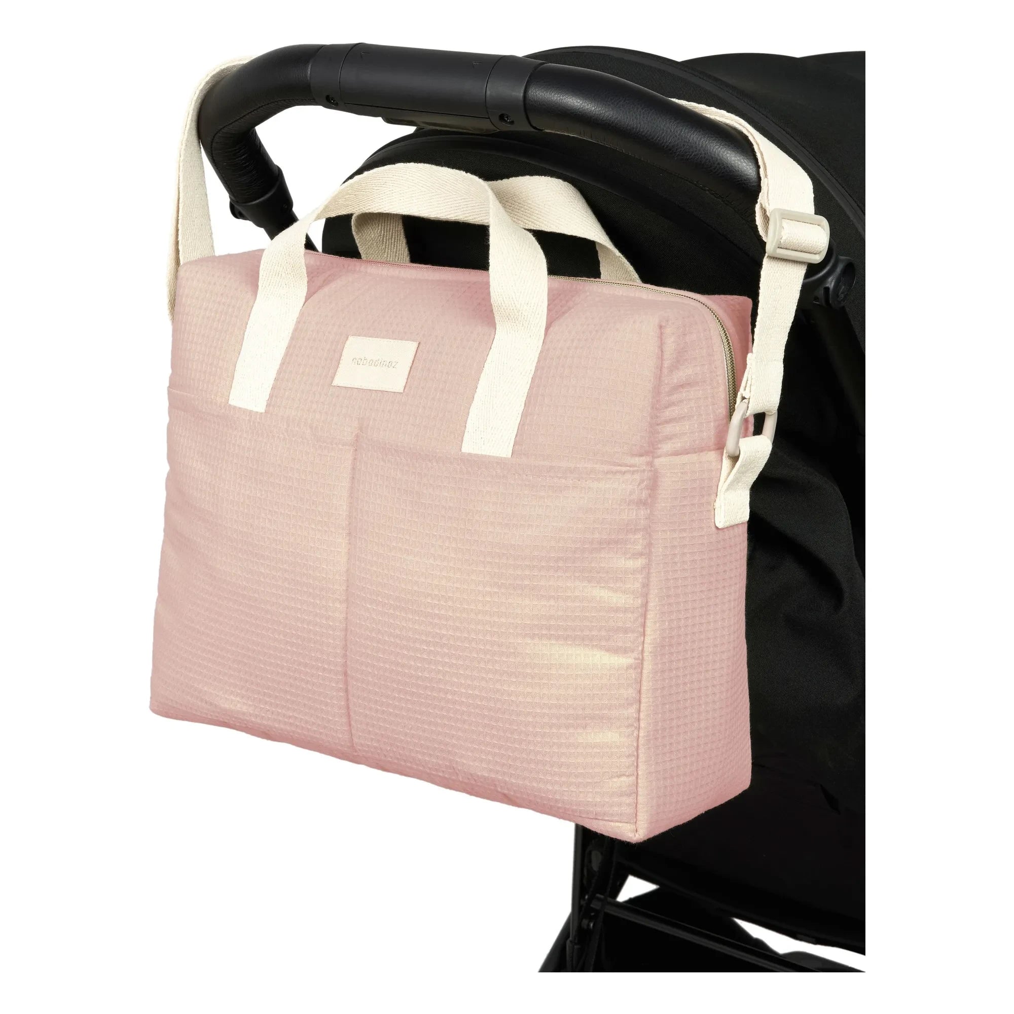 Nobodinoz - Bolso de maternidad impermeable Gala Opera | Rosa Claro