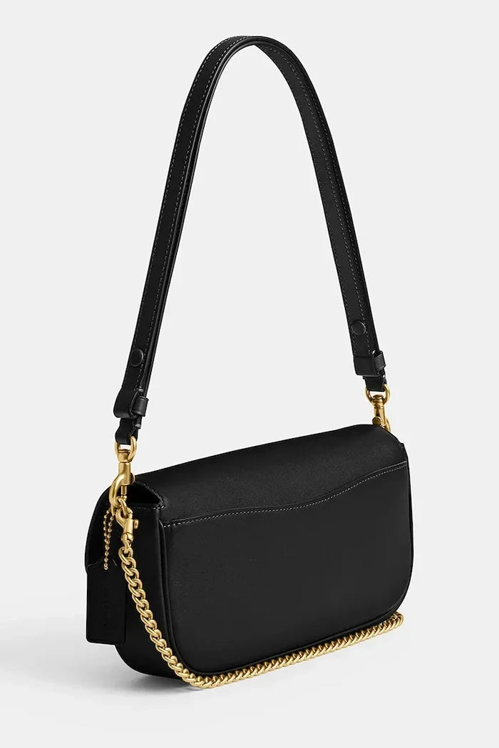 Bolso de cuero Coach Brook Flap Chain