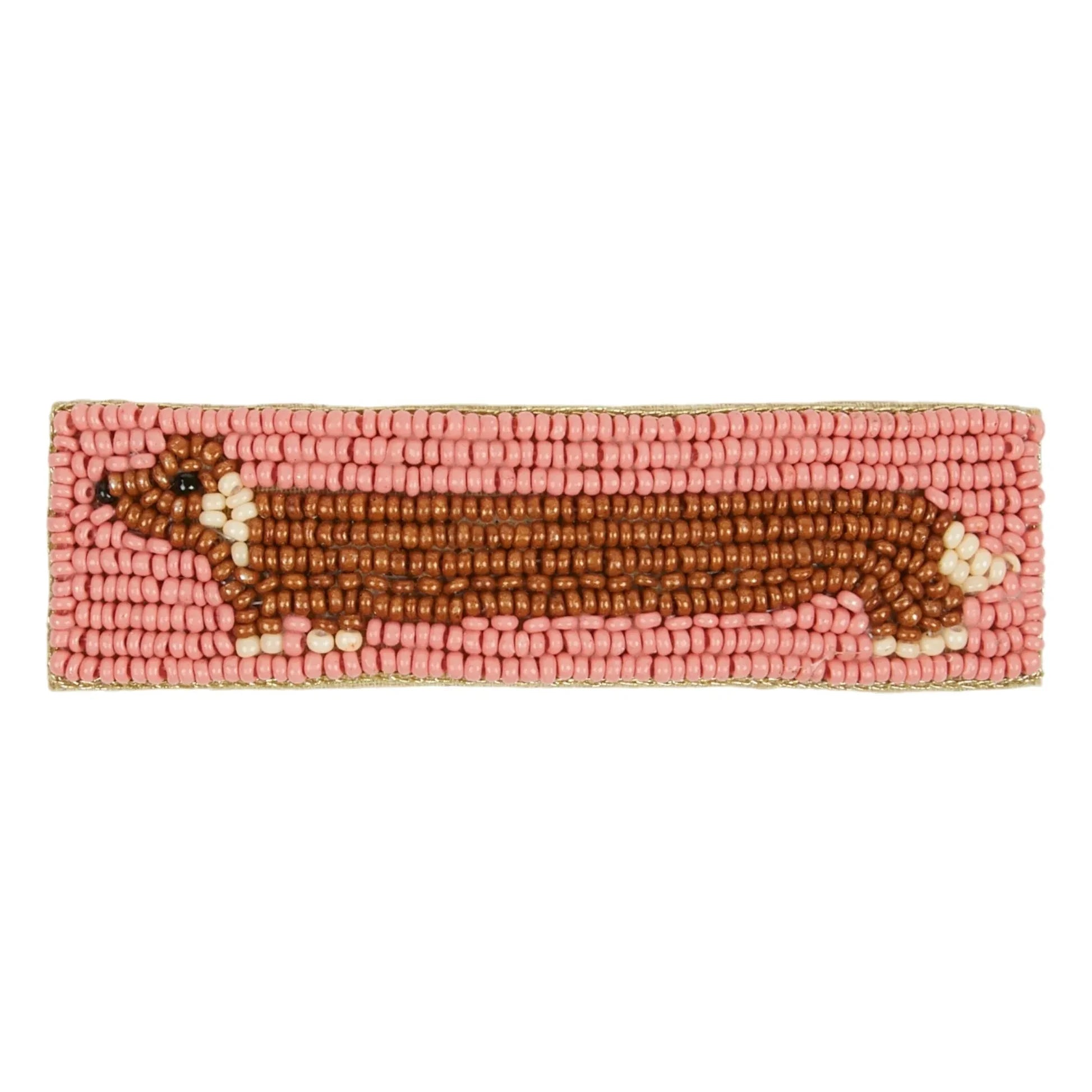 Emile et Ida - İnci Köpek Toka | Pembe