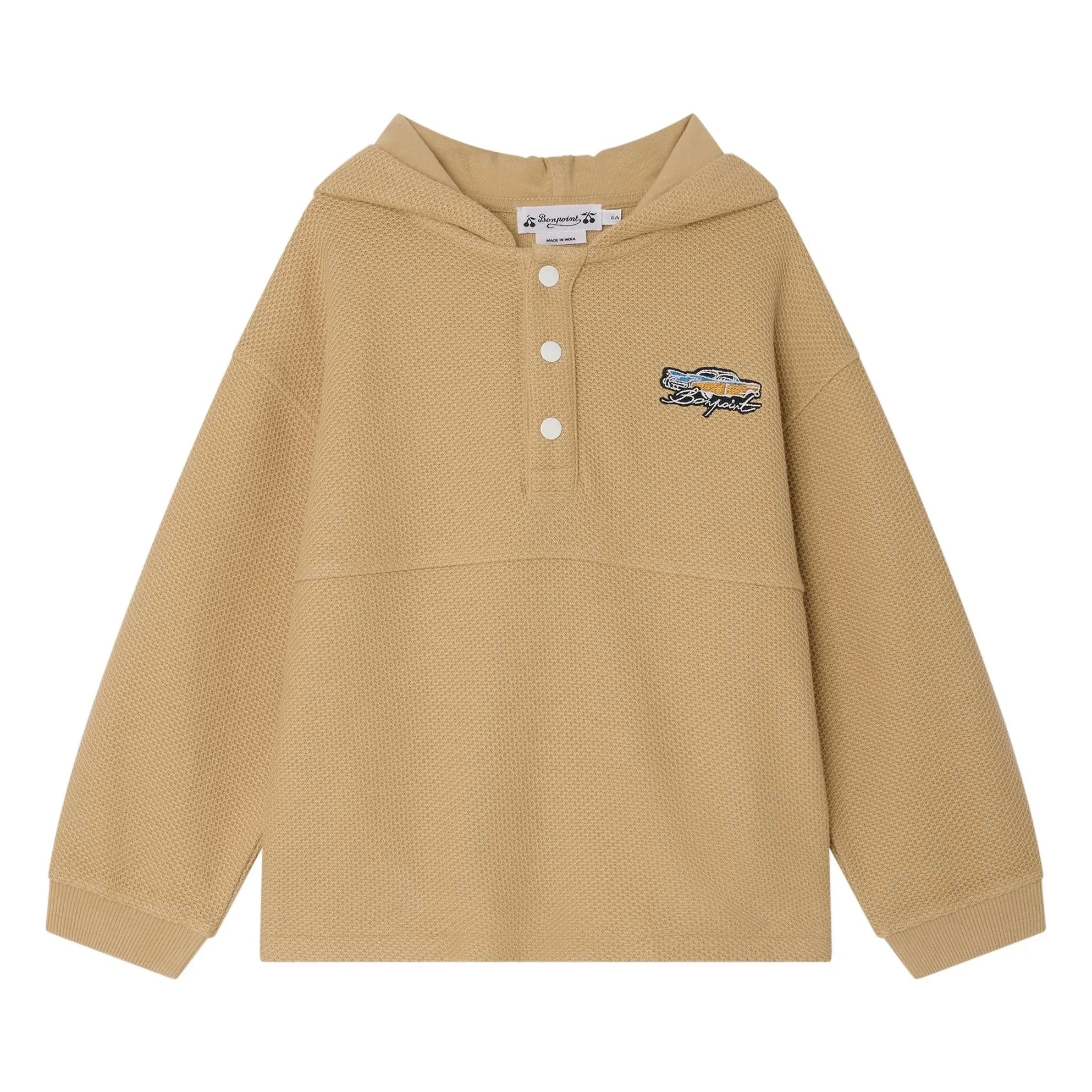 Bonpoint - Sudadera con capucha Edan de algodón orgánico | Beige