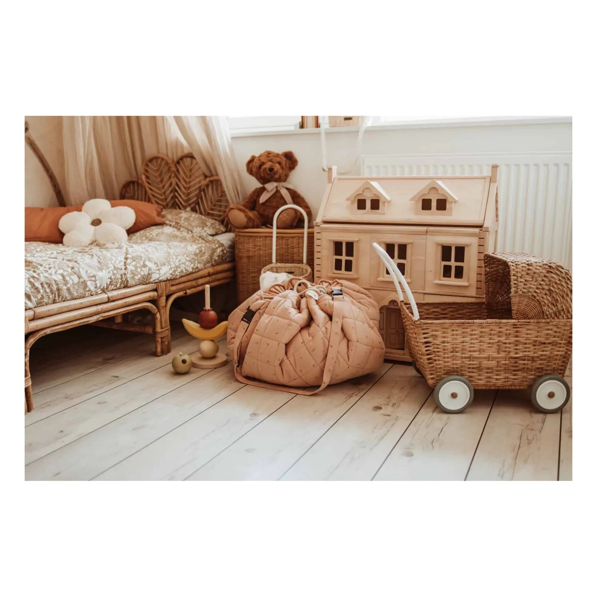Play and Go - Bolsa / Alfombra Noomad - Estampado Floral