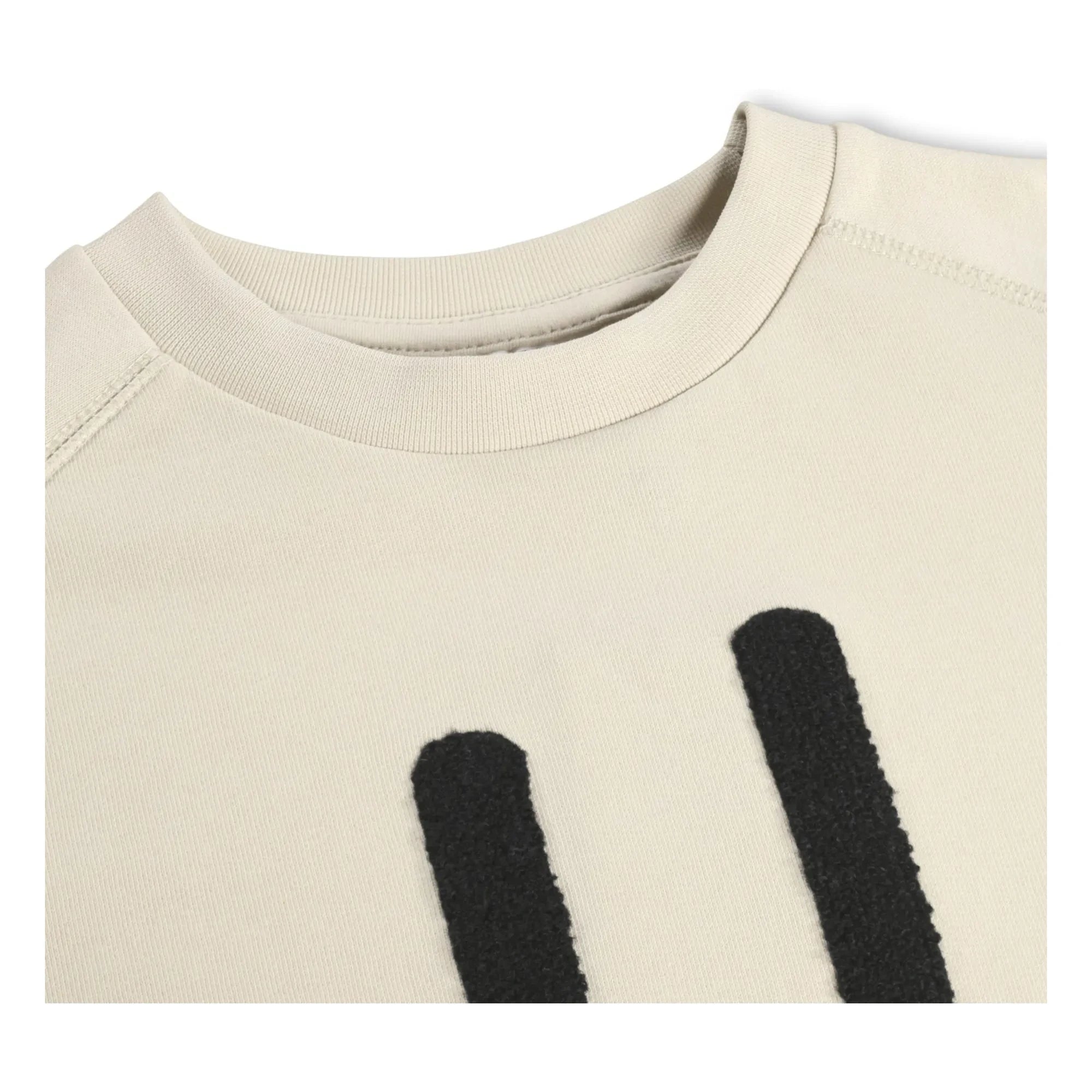 Molo - Sudadera de algodón orgánico Mike Smile | Crudo